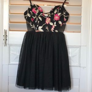 teezeMe Prom/Party Floral Bodice Dress Size 3/4